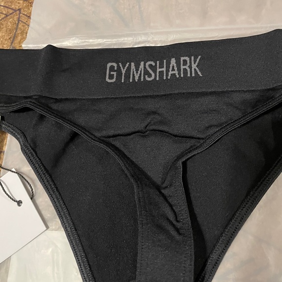 ‼️Sold‼️ Gymshark Bralette & Thong Black Small - Picture 6 of 7